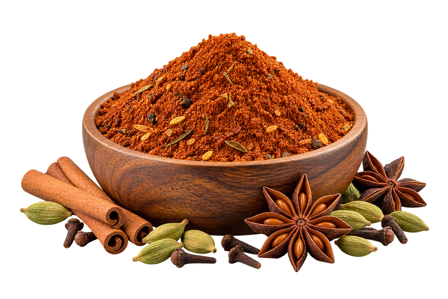 A bowl of fragrant biryani spice blend